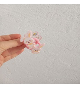 Sevimli Figürlü Çocuk Saç Lastiği 2'li Paket – Renkli & Eğlenceli Saç Aksesuarı