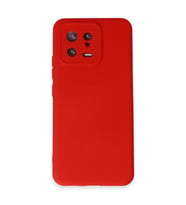 Xiaomi Mi 13 Kılıf Nano İçi Kadife Silikon - Kırmızı