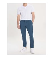 Heredot H6302 Erkek Slim Fit Chino Keten Pantolon - Heredot - Mavi - ST01615-Mavi-38 (Mavi)