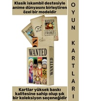 #Oyun Premium Kalite Kolay Yıpranmaz Suya Yırtılmaya Dayanıklı Koleksiyon Nostaljik One Piece Wanted