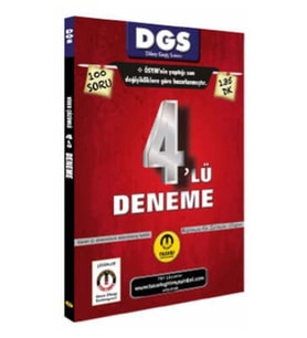 Tasarı DGS Son Format 4 lü Çözümlü Deneme
