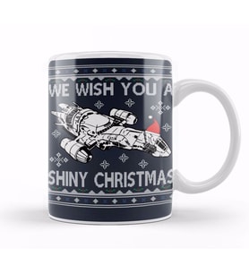 Serenity We Wish You A Shiny Christmas Kupa Bardak Porselen