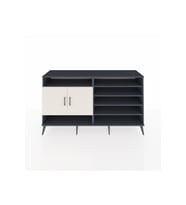 Hyperion Konsol 7 Raflı 2 Kapaklı 176x44x99 Antrasit-Aytaşı