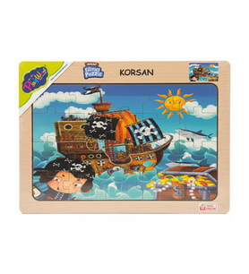 Playwood Ahşap Eğitici Puzzle Korsan ONY53