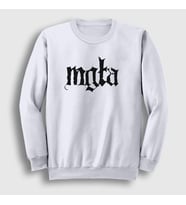 Presmono Unisex Beyaz Logo Mgla Sweatshirt 165138tt (Beyaz)