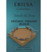 SertifikalıTerahertz Krizokol Taşı Bileklik - Sakinlik Denge Güç Ayarlanabilir Model (Çok Renkli)