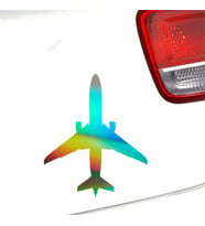 Uçak Araba Sticker Dizüstü Bİlgisayar Sticker 1
