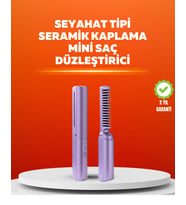 Usb Şarjlı Kablosuz Saç Düzleştirici - Seyahat Ve Günlük Kullanım