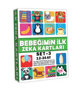 Nessiworld  2212 Eğitici Kartlar 12-24 Ay Zeka Kartları  -Dıytoys