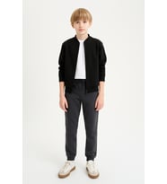 Erkek Çocuk Basic Jogger Paça Okul Eşofman Altı AK-2350 (Gri)