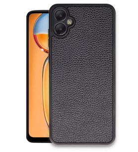 Newface Samsung Galaxy A05 Kılıf Aras Deri Kapak - Siyah