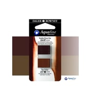 Daler Rowney Aquafine 2li Sulu Boya Tableti 264 Vandyke Brown Hue - 247 Raw Umber (Karışık)