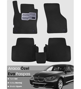 BMW 5 SERİSİ F10 SEDAN (2010-2017) Uyumlu EVA Paspas Tam Set–Araca Özel,Su Geçirmez