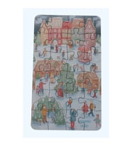 New Year - Yılbaşı / Small Puzzle 3-7 Yaş 24 Parça (Çok Renkli)