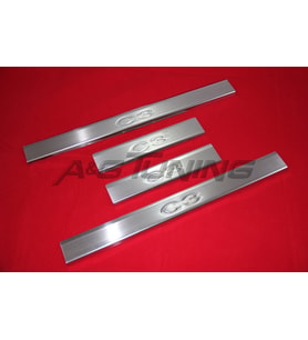 Citroen C3 Krom Kapı Eşiği Tk 2002-2009 4 Kapı Paslanmaz Çelik