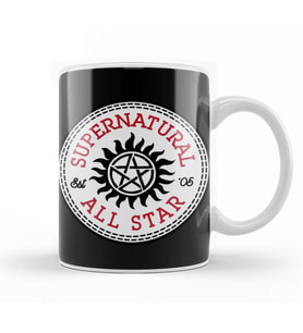 Supernatural All Star Converse Logo Kupa Bardak Porselen