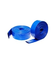 BESTPUMP 5" Pvc Örgülü Layflat Yassı Bez Salma Sulama Hortumu-100Mt
