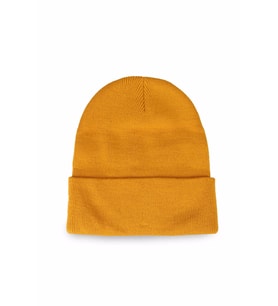 Neon Turuncu Basic Bere Unisex  Turuncu Bere Hardal Sarısı-Standart