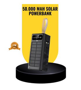 Mey İthalat® Taşınabilir Güneş Panelli Powerbank Çoklu Cihaz Şarj Destekli