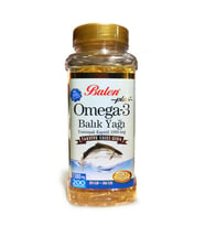 BALEN OMEGA 3 BALIK YAĞI KAPSÜLÜ 200 ADET KAPSÜL YENİ TARİHLİ ÜRÜN