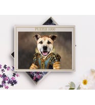 BK Gift Evcil Dostlara Özel 1000 Parça Profesyonel Puzzle, Evcil Dost Portre, Evcil Hayvan Puzzle-14
