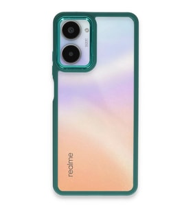 Newface Realme 10 Pro 5G Kılıf Dora Kapak - Haki Yeşil