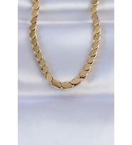 316L Çelik Gold Renk Arpa Model Kolye - TJ-BKO8748