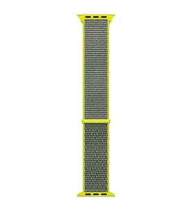 Microsonic Apple Watch Series 8 45mm Hasırlı Kordon Woven Sport Loop Koyu Yeşil