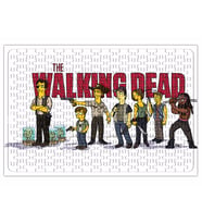 The Walking Dead Simpsonized Puzzle 240 Parça Yapboz