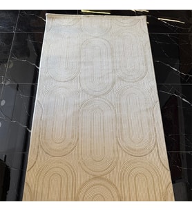 Hoom Rugs İpek 1133 Vizon Akrilik Pamuk Taban Keçeleşmeyen Halı