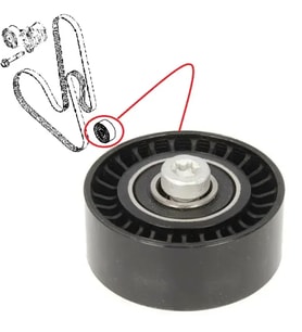 ASPART MARKA   V-KAYIŞ GERGİ RULMANI OPEL ASTRA H / VECTRA C / ZAFIRA B 1.9 CDTI (Standart)