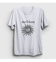 Presmono Unisex Beyaz Gray Alice In Chains T-Shirt 7512tt (Beyaz)