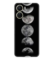 Vivo Y16 Kılıf Resimli Desenli Baskılı Silikon Great Moons 1354