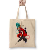 Goku Ve Jiren Bez Çanta Uzun Saplı