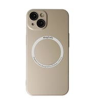 Apple iPhone 14 Plus Kılıf Jack Magneticsafe Lens Silikon - Gold