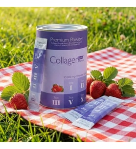 Collagen Forte Platinum Premium Powder (TOZ) 5 Tip Kolajen 10.000mg x 30 Şase, Orman Meyveli Aroma