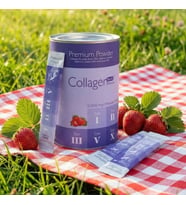 Collagen Forte Platinum Premium Powder (TOZ) 5 Tip Kolajen 10.000mg x 30 Şase, Orman Meyveli Aroma