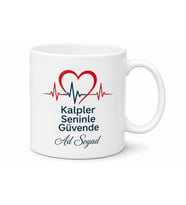 Kalp Doktoru Hediyesi Tasarım Baskılı Kupa Bardak Kardiyolog Hediye