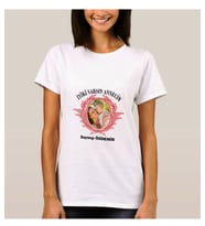 Anneler Günü Tişörtü Fotoğraflı Anneciğim İsimli Tişört  S M L XL XXL Bedenler (Beyaz)