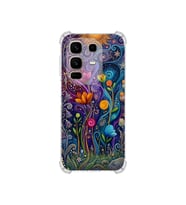 PrintiFy İnfinix Note 50 Pro Plus ile Uyumlu Düşlerin Dansı Serisi Rüyalar Ötesi Tasarımlı Uv Baskılı Köşe Korumalı Antişok Kılıf