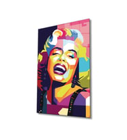 Miyrem Glasses Collection -A1^#  Renkli Marilyn Monroe Cam Tablo (Çok Renkli)