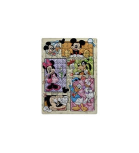 Ghostbastır Design Walt Disney Karakterleri 99 Parça Ayaklı Puzzle – Dekoratif Çocuk Yapbozu 024