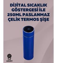Northcity Yüksek Isı Korumasına Sahip Taşınabilir Çelik Termos - 250ml LED Dokunmatik Sıcaklık Göstergeli