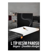 Transformacion Köşeli Kesim Panosu BEYAZ Kesim Tahtası Jaakko Design 720994