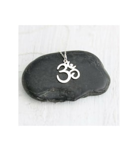 925 Ayar Om Yoga Gümüş Kolye
