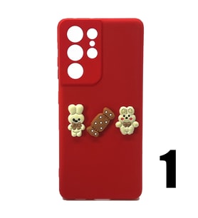 Nettech Samsung Galaxy S21 Ultra Uyumlu Maskot Seri Arka Koruma Kılıf NT-106201