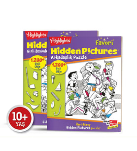 Favori Hidden Pictures 2'li Set - Dikkat Atölyesi Yayınları