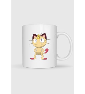 Meowth Baskılı Kupa Bardak