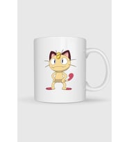 Meowth Baskılı Kupa Bardak