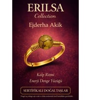 Sertifikalı Kalp Ritmi Enerji Yüzüğü – Ejderha Akik Ayarlanabilir Gold İnce Kasa Aslan Koç Burcu (Çok Renkli)